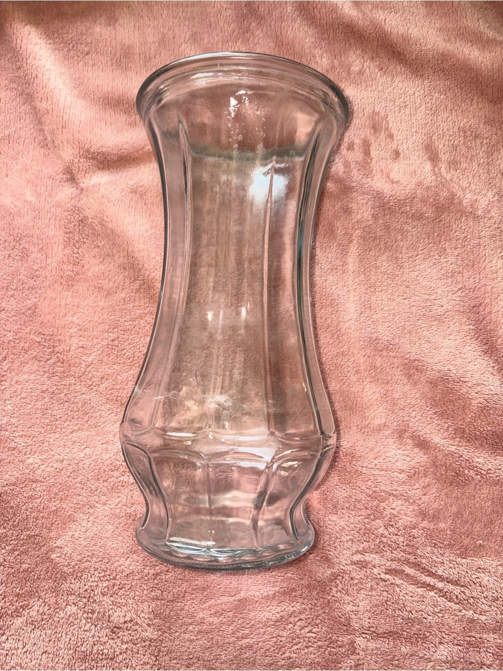 Clear Glass Decorative Vase - Transparent Home Accent